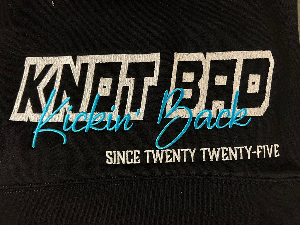 Knot Bad Relax Crew Embroidered Sweater