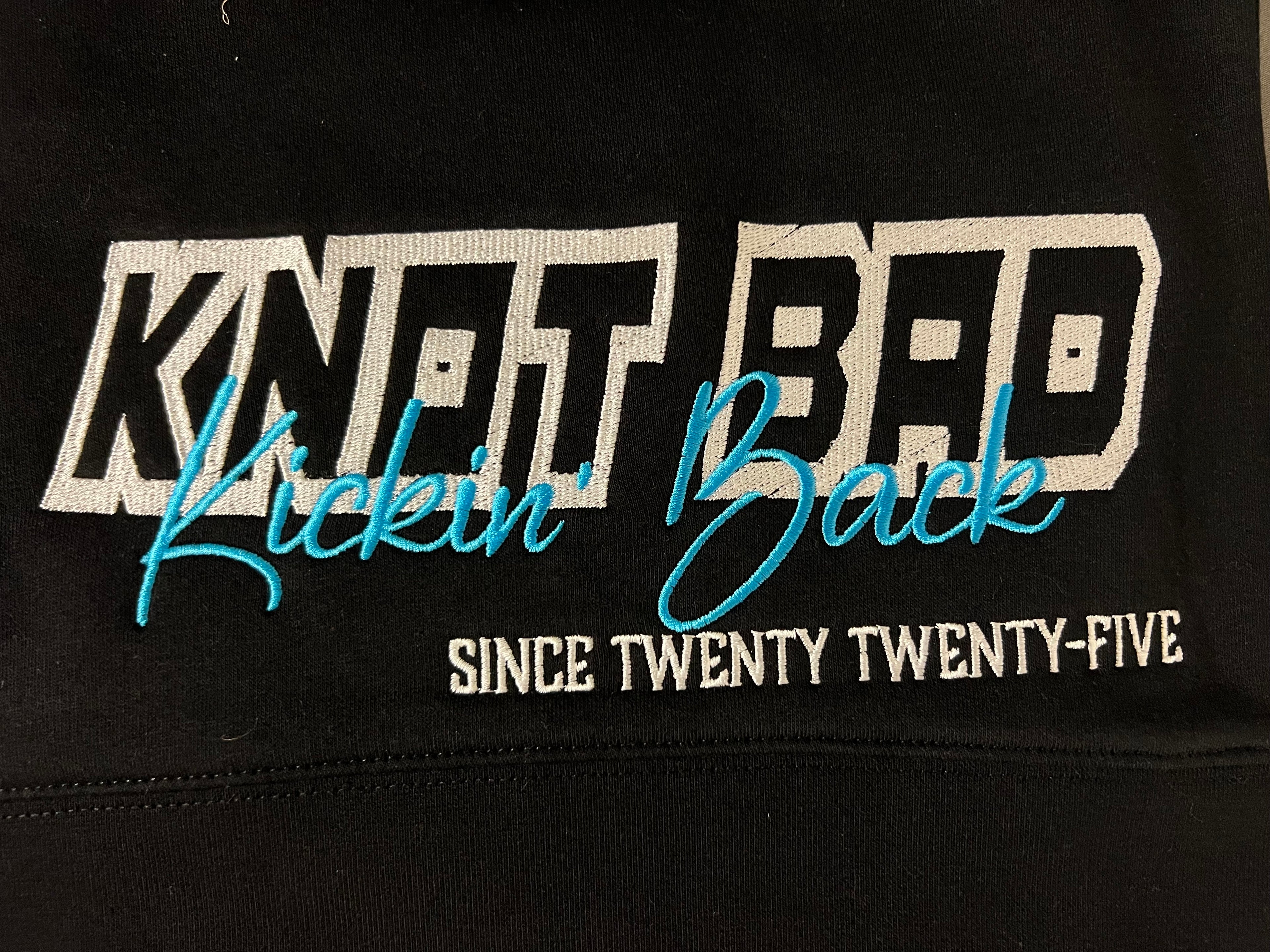 Knot Bad Relax Crew Embroidered Sweater