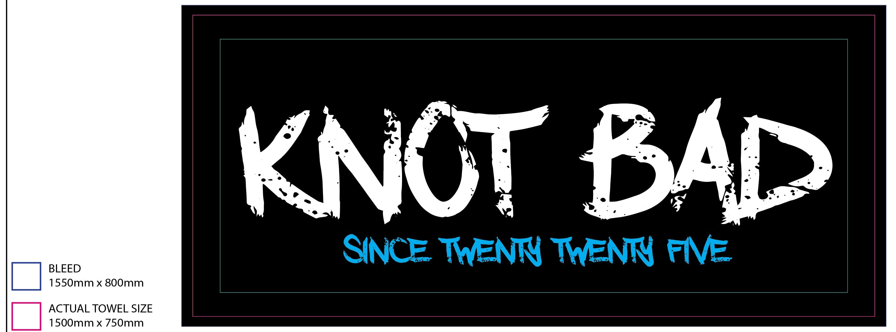 Knot Bad Beach Towel