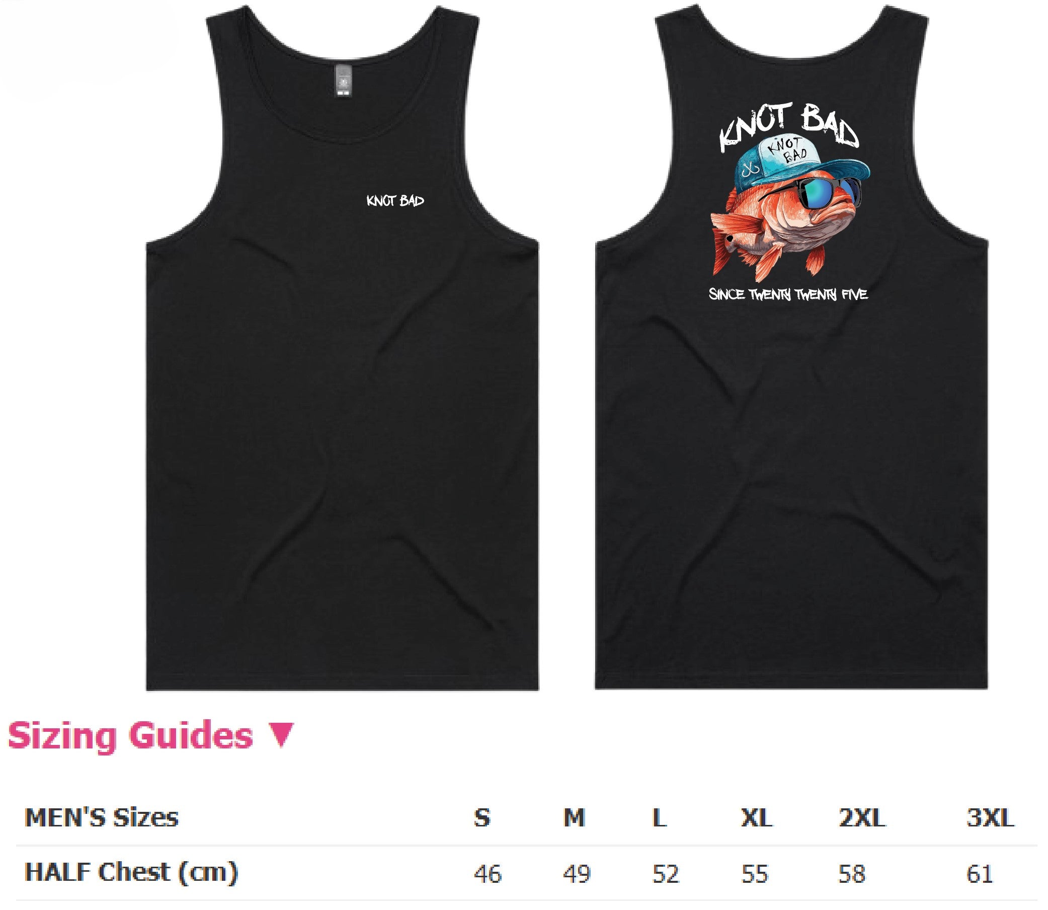 Knot Bad Low Down Singlet